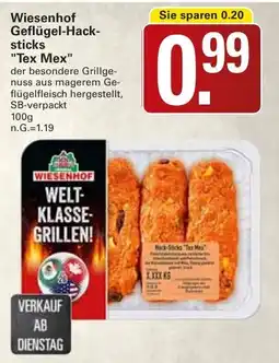 WEZ Wiesenhof Geflügel-Hacksticks "Tex Mex" Angebot