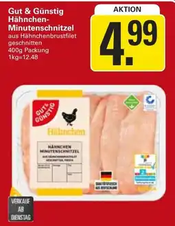 WEZ Gut & Günstig Hähnchen Minutenschnitzel Angebot