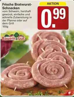 WEZ Bauern Gut Frische Bratwurst Schnecken Angebot