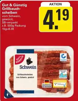 WEZ Gut & Günstig Grillbauchscheiben Angebot