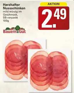 WEZ Bauern Gut Herzhafter Nussschinken Angebot