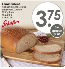 WEZ Schäfer's Familienbrot Angebot