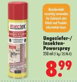 Mäc Geiz Insectex Ungeziefer-/ Insekten- Powerspray Angebot