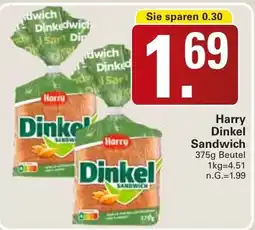 WEZ Harry Dinkel Sandwich Angebot