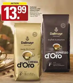 WEZ Dallmayr Espresso oder Crema d'Oro Angebot