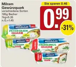 WEZ Milram Gewürzquark Angebot