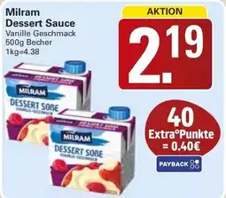 WEZ Milram Dessert Sauce Angebot