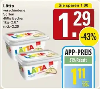 WEZ Lätta Angebot