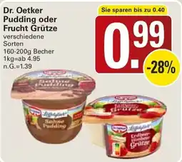 WEZ Dr. Oetker Pudding oder Frucht Grütze Angebot