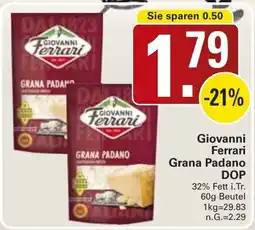 WEZ Giovanni Ferrari Grana Padano DOP Angebot