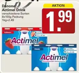 WEZ Danone Actimel Drink Angebot