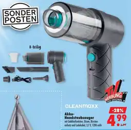 Mäc Geiz Cleanmaxx Akku Handstaubsauger Angebot