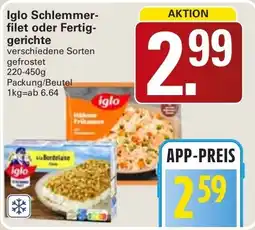 WEZ Iglo Schlemmerfilet oder Fertiggerichte Angebot