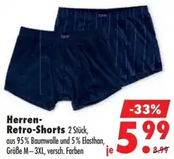 Mäc Geiz Herren- Retro-Shorts Angebot
