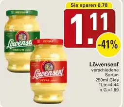 WEZ Löwensenf Angebot