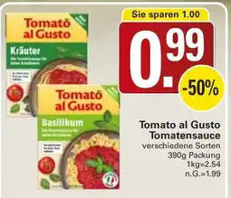 WEZ Tomato al Gusto Tomatensauce Angebot
