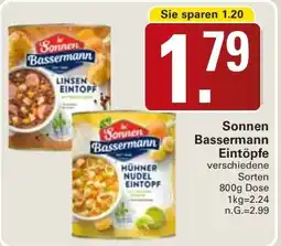WEZ Sonnen Bassermann Eintöpfe Angebot