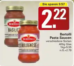 WEZ Bertolli Pasta Saucen Angebot