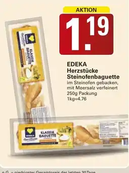 WEZ EDEKA Herzstücke Steinofenbaguette Angebot
