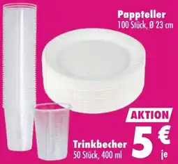 Mäc Geiz Pappteller oder Trinkbecher Angebot