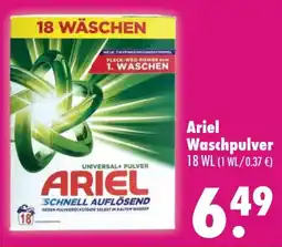 Mäc Geiz Ariel Waschpulver Angebot