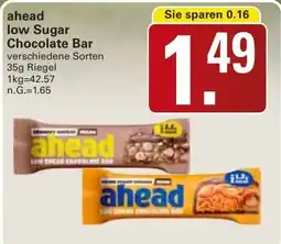 WEZ ahead low Sugar Chocolate Bar Angebot