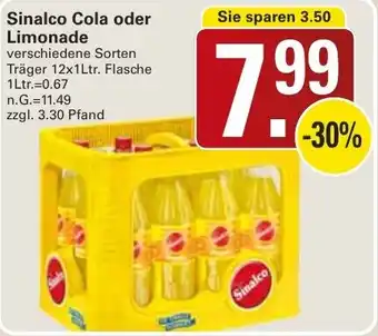 Sinalco Cola oder Limonade