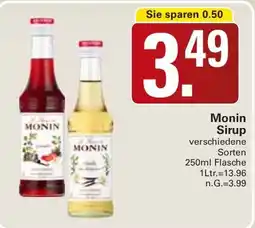 WEZ Monin Sirup Angebot