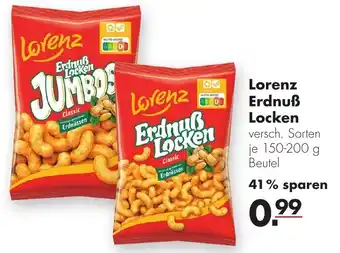 Handelshof Lorenz Erdnuẞ Locken je 150-200g Beutel Angebot