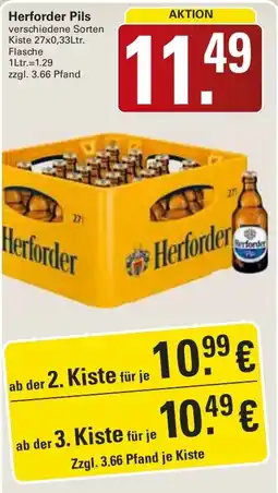 WEZ Herforder Pils Angebot