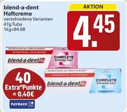 WEZ blend-a-dent Haftcreme Angebot