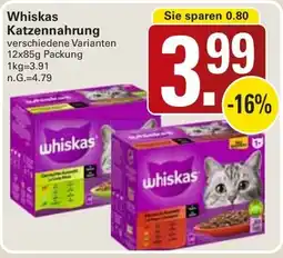 WEZ Whiskas Katzennahrung Angebot
