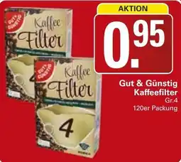 WEZ Gut & Günstig Kaffeefilter Angebot