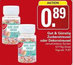 WEZ Gut & Günstig Zuckerstreusel oder Dekorstreusel Angebot