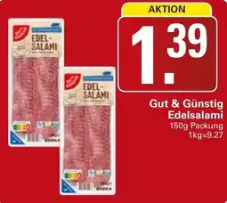 WEZ Gut & Günstig Edelsalami Angebot