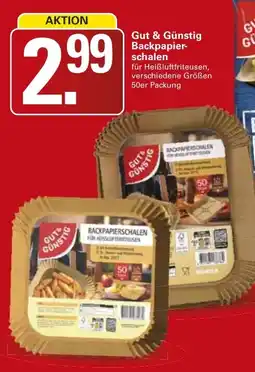 WEZ Gut & Günstig Backpapierschalen Angebot