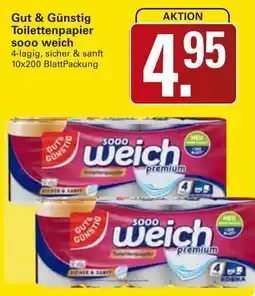 WEZ Gut & Günstig Toilettenpapier sooo weich Angebot