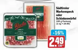 AEZ Südtiroler Markenspeck oder Schinkenwürfel Angebot