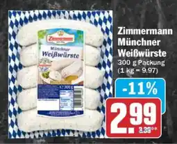AEZ Zimmermann Münchner Weißwürste Angebot