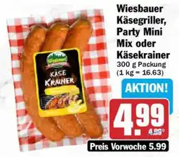 AEZ Wiesbauer Käsegriller, Party Mini Mix oder Käsekrainer Angebot