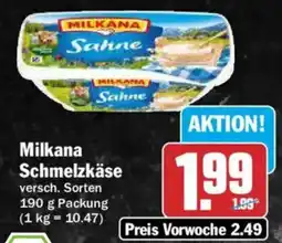 AEZ Milkana Schmelzkäse Angebot