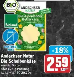 AEZ Andechser Natur Bio Scheibenkäse Angebot