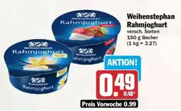 AEZ Weihenstephan Rahmjoghurt Angebot
