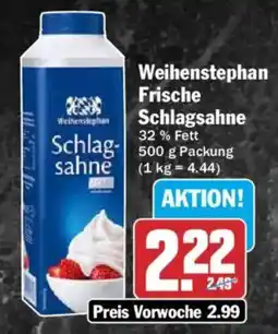 AEZ Weihenstephan Frische Schlagsahne Angebot