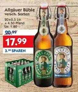 Hol'ab Getränkemarkt Allgäuer Büble Angebot