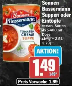 AEZ Sonnen Bassermann Suppen oder Eintöpfe Angebot