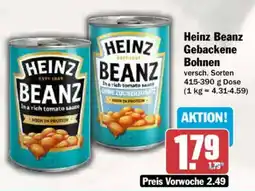 AEZ Heinz Beanz Gebackene Bohnen Angebot