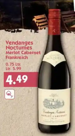 Hol'ab Getränkemarkt Vendanges Nocturnes Merlot Cabernet Angebot