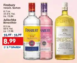 Hol'ab Getränkemarkt Finsbury o. Julischka Birnenlikör Angebot