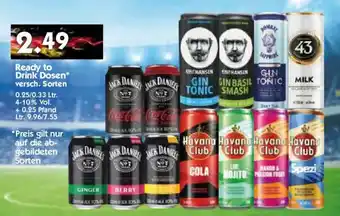 Hol'ab Getränkemarkt Ready to Drink Dosen Angebot
